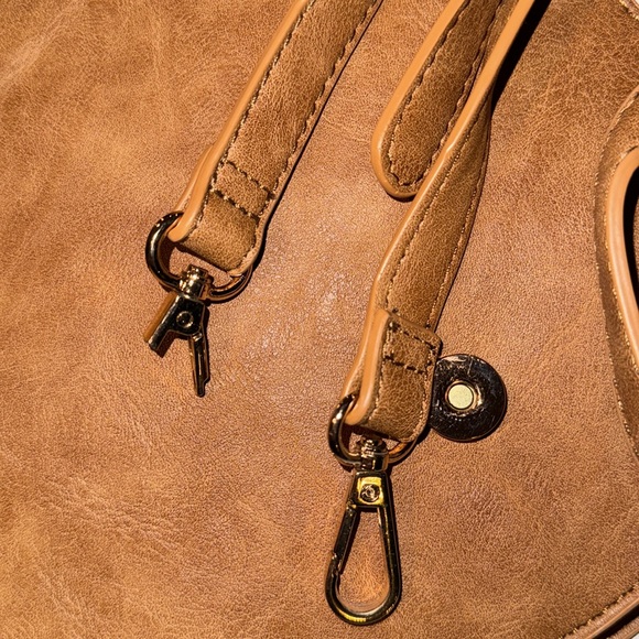 Urban Expressions Lrg Khloe Satchel Crossbody Braided Vegan Leather Western Boho - Picture 6 of 14